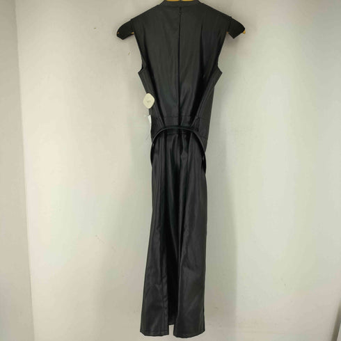 ザラ ZARA フェイクレザーノースリーブワンピース レディース import:S